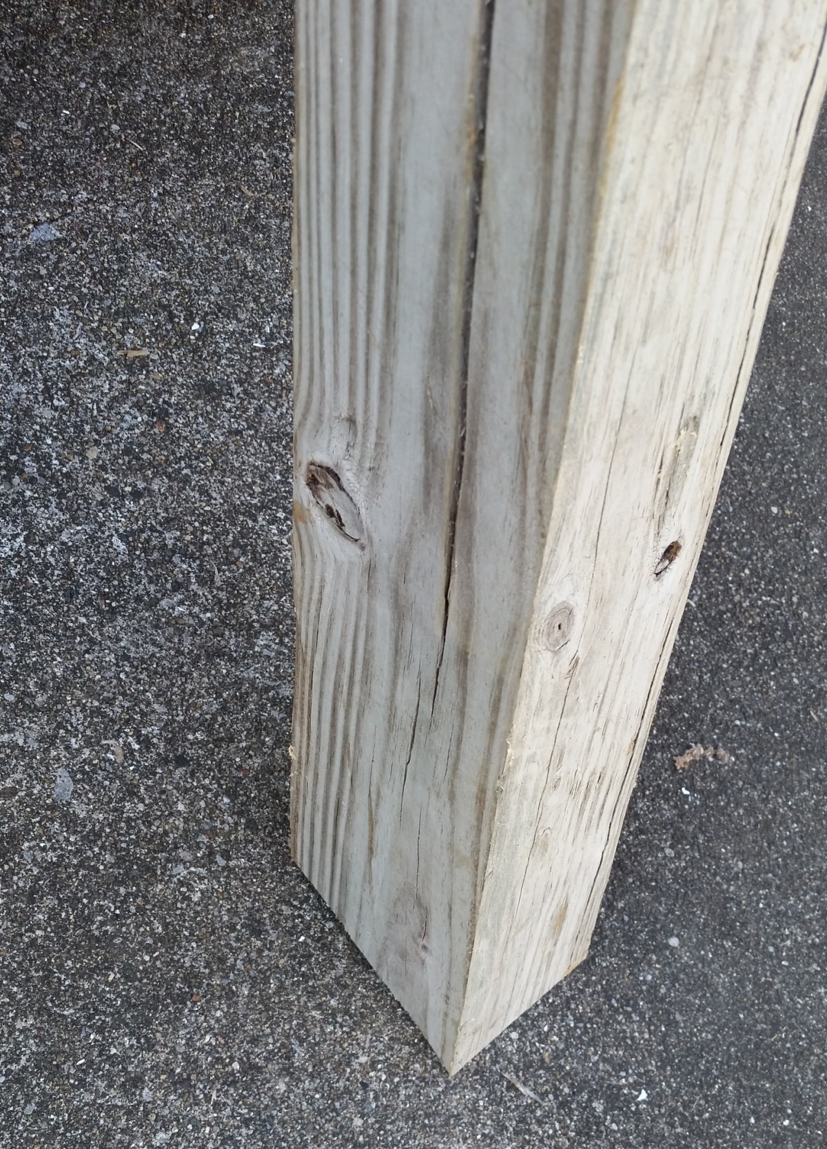 rustic display ladder rests at an angle on the ground
