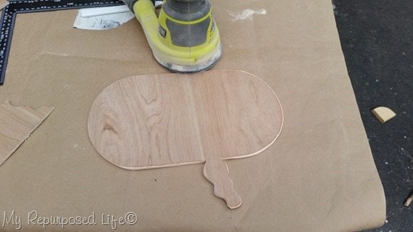 sand plywood thought bubble