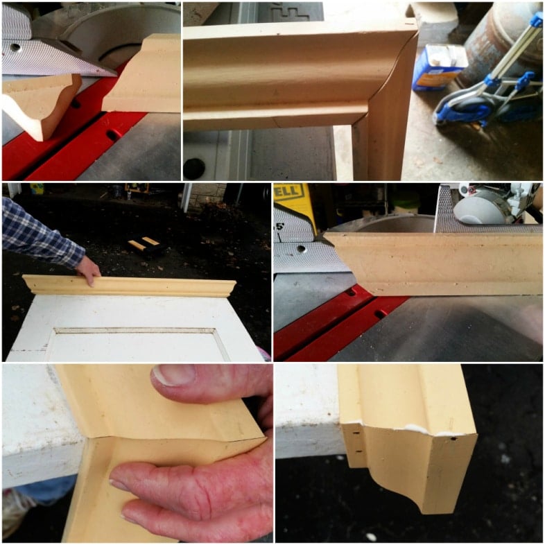 small crown molding trim for hall tree