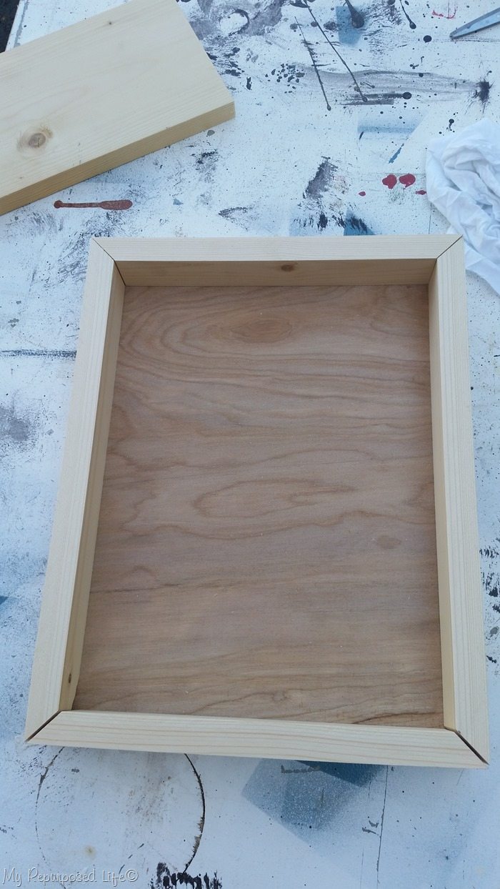 diy tray with plywood and grooves