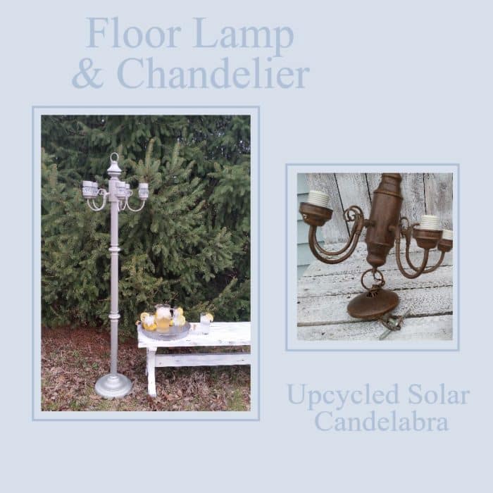 Floor Lamp Solar Chandelier