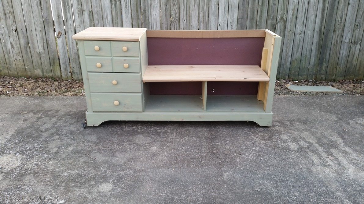Storage Bench Made From A Dresser My Repurposed Life®
