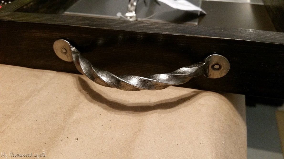 twisted metal handle diy tray