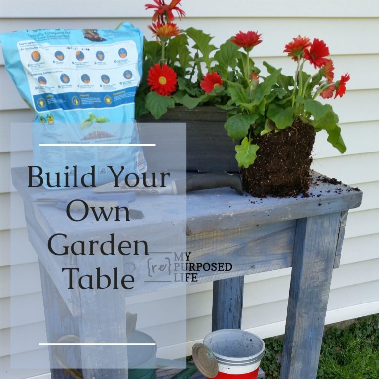 Rustic Garden Table