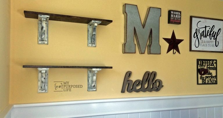 Farmhouse Shelf Tutorial You Can Make
