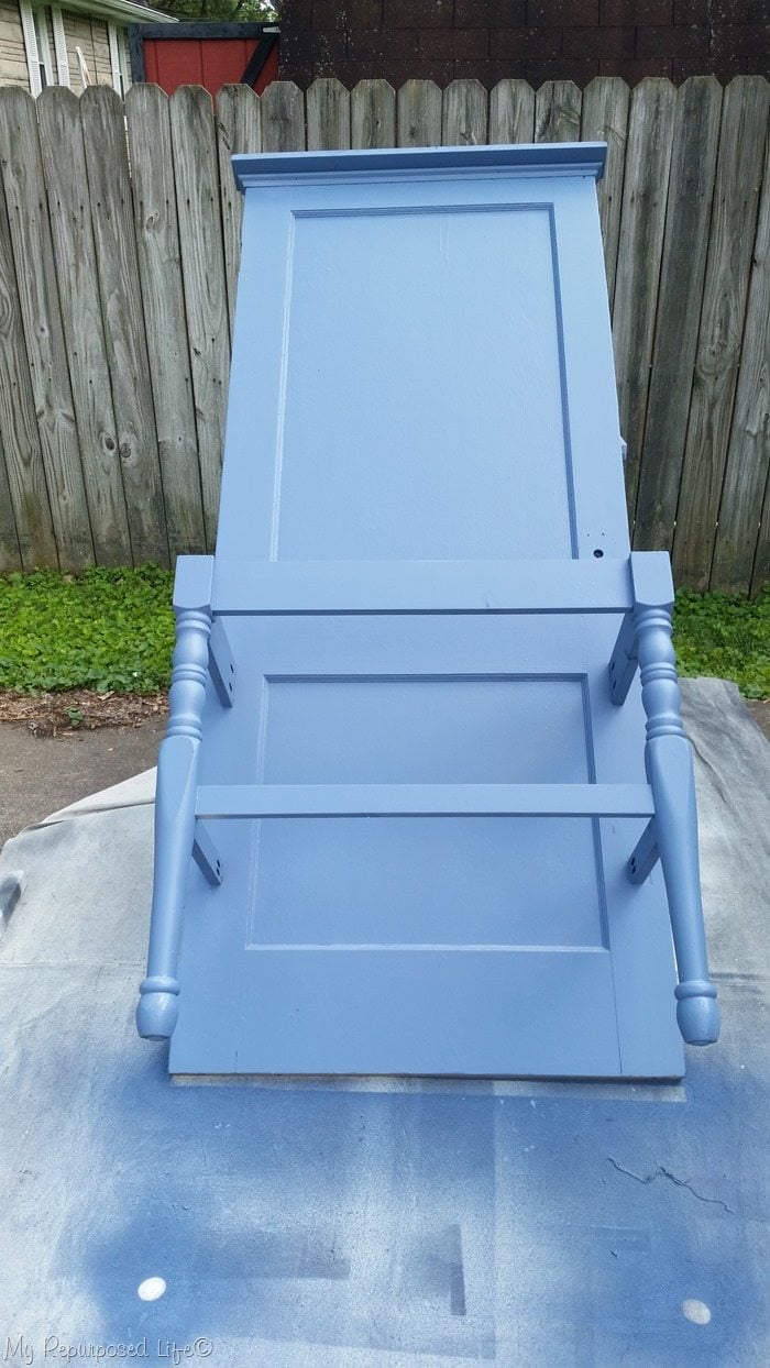 diy chalky paint primer entry table