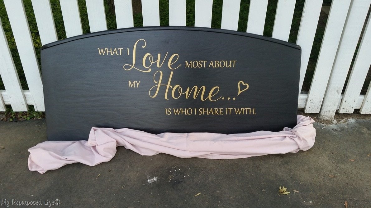 What I love Most About large headboard sign