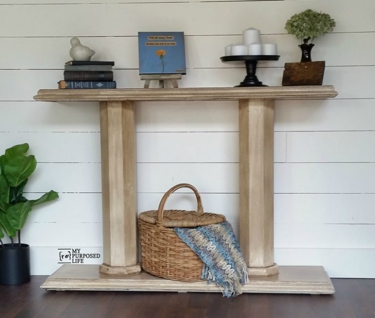 Double Column Console Table