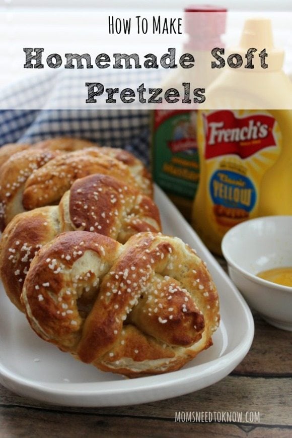 easy to make homemade soft pretzels