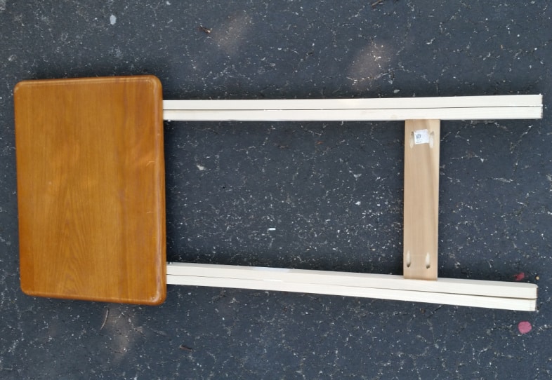 folding tall t.v. tray table for laptop