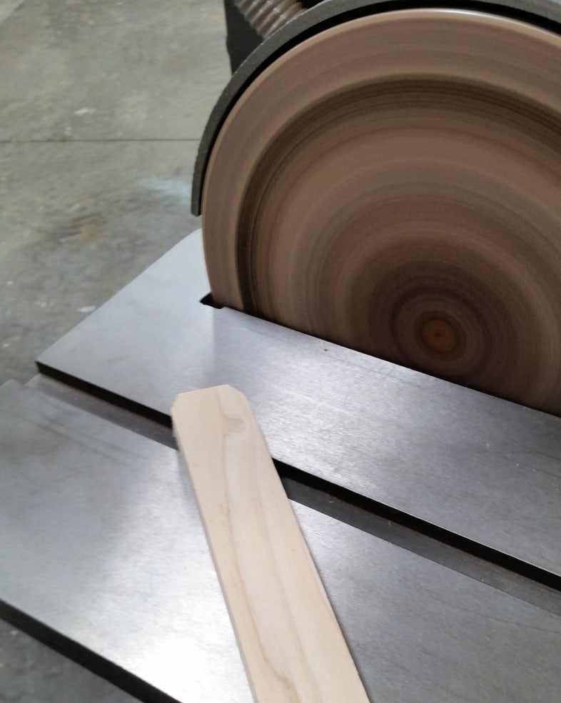 round corners disc sander