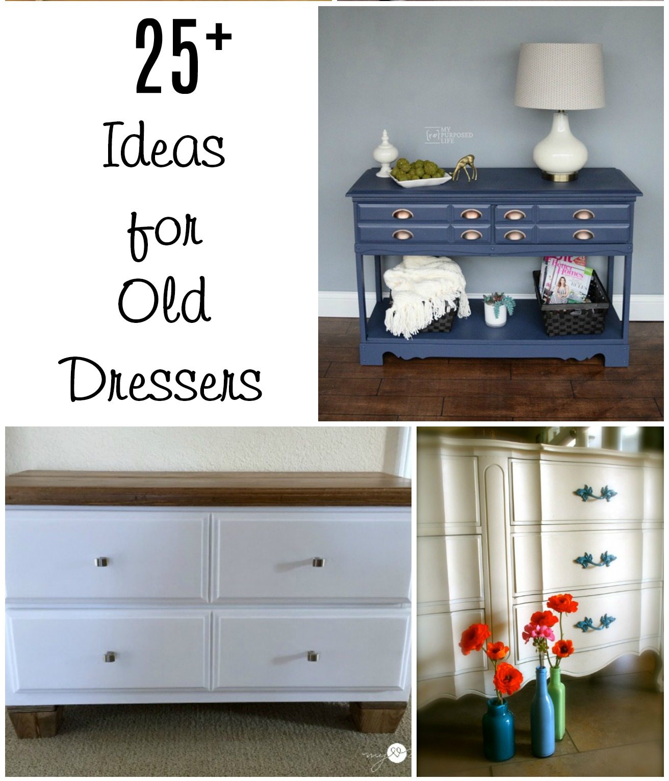 Repurposed Furniture Old Dresser Ideas and Makeovers | My Repurposed