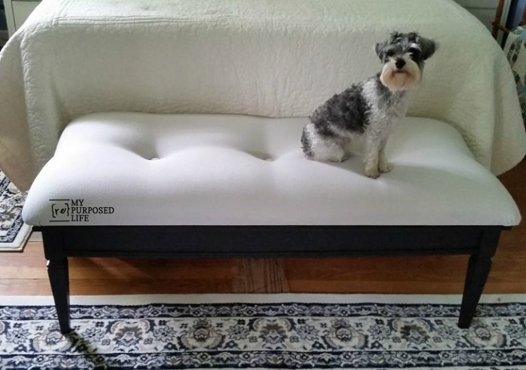 Coffee Table Bench Easy Button Tufted Upholstery