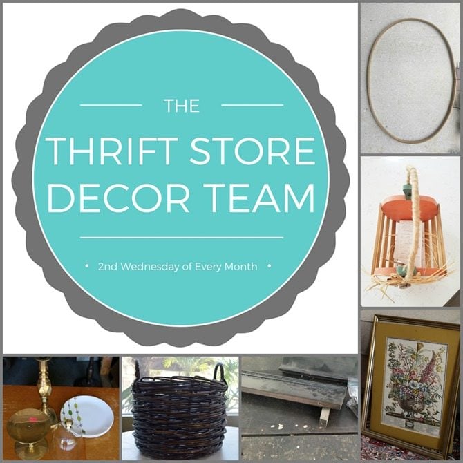 thrift store decor challenge team projects 