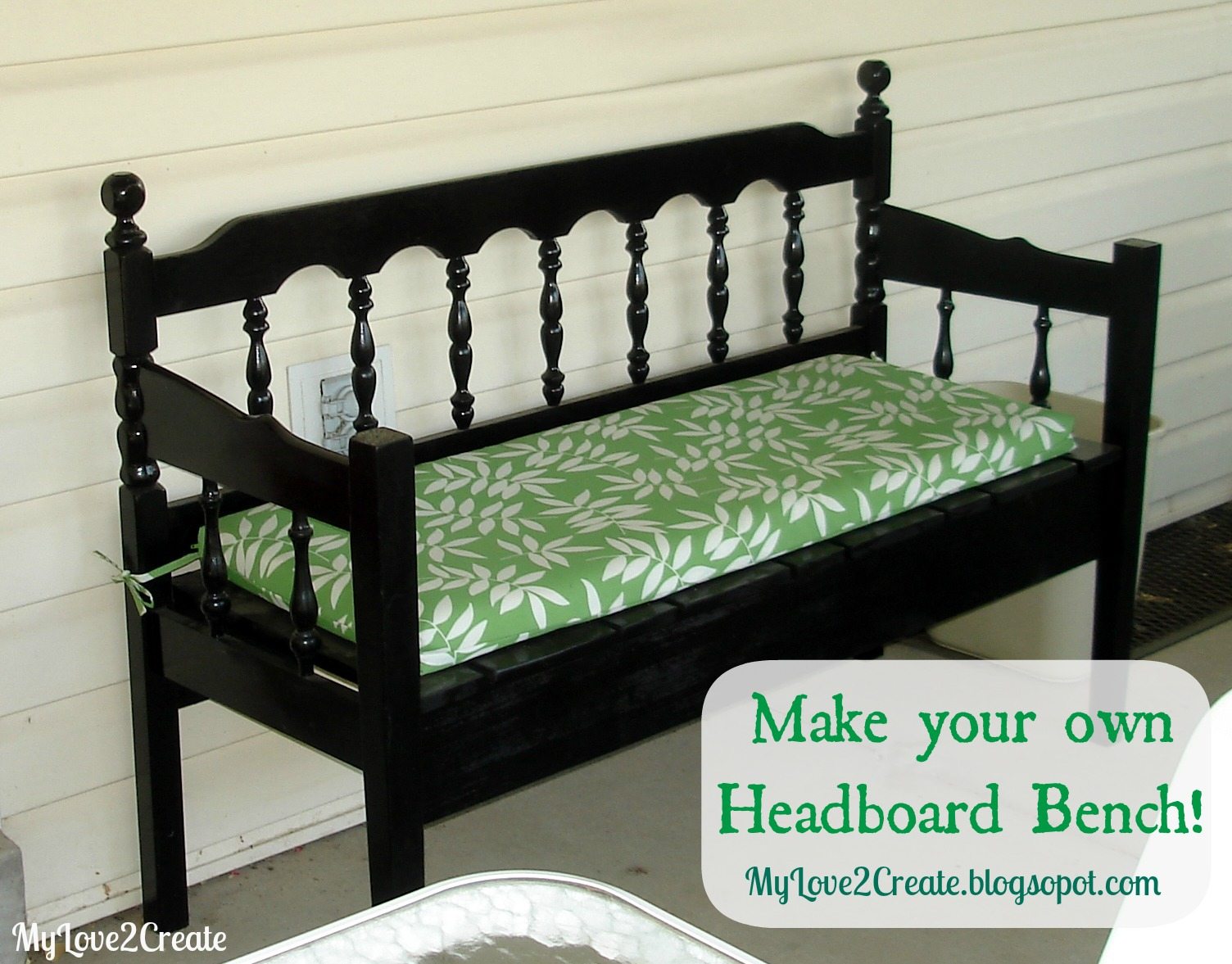 Headboard bench, MyLove2Create