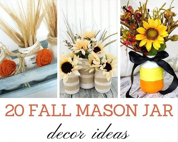 fall mason jar ideas