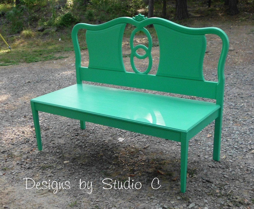 how to headboard bench