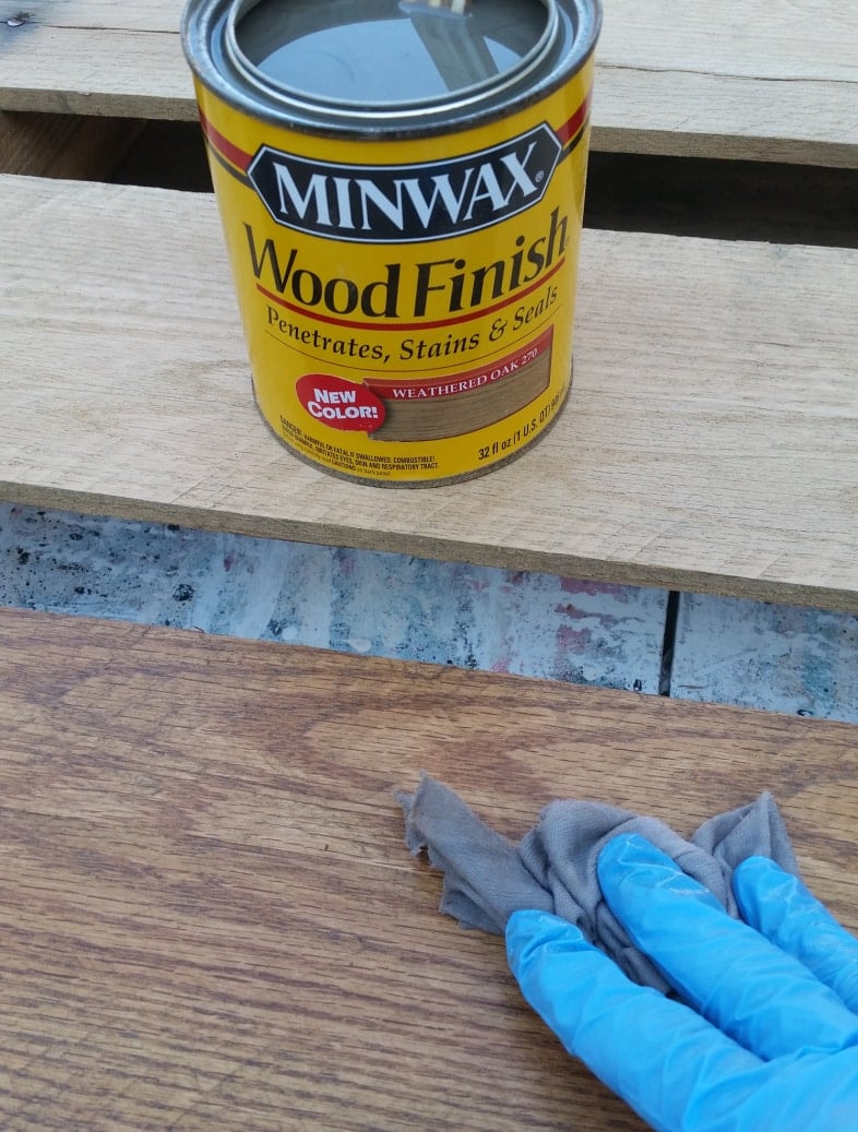 minwax weathered gray oak stain