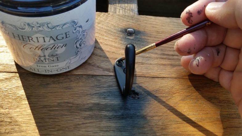 painted screw heads