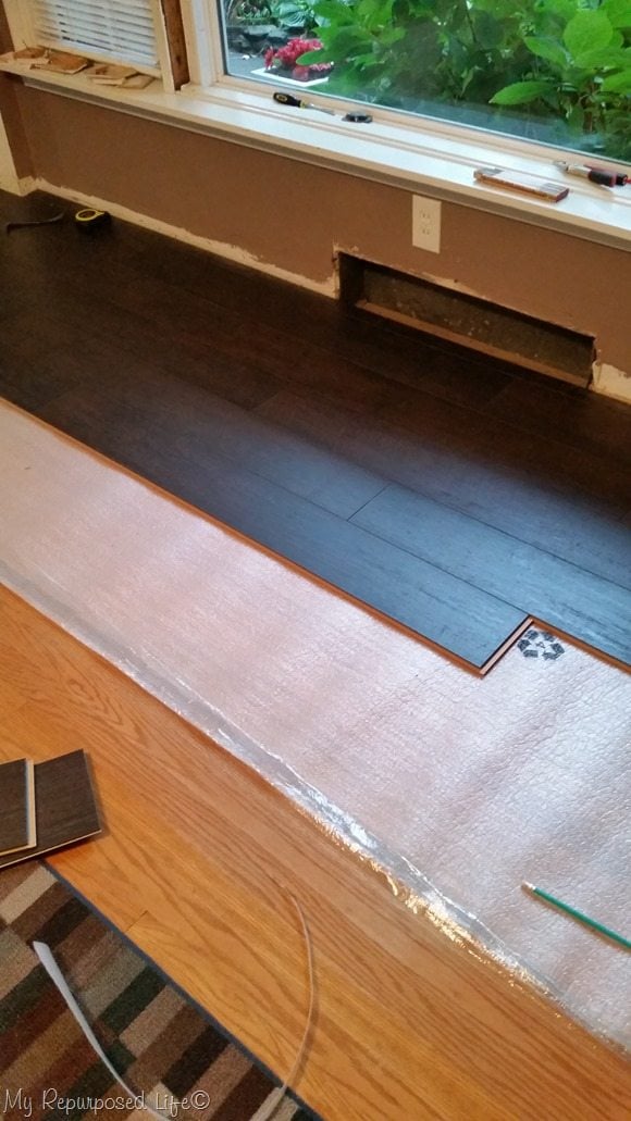 remove baseboard and heat vents