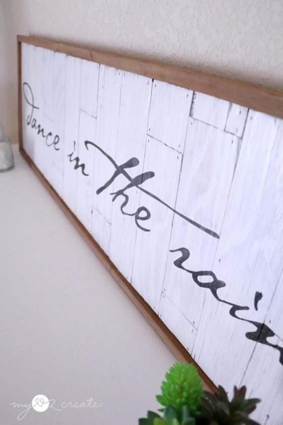 DIY Planked Wood Sign My Repurposed Life®