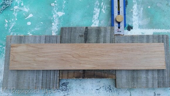 attach scrap board to spindle sign