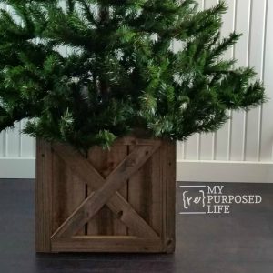 Christmas Tree Stand Box | Folds Flat for Storage