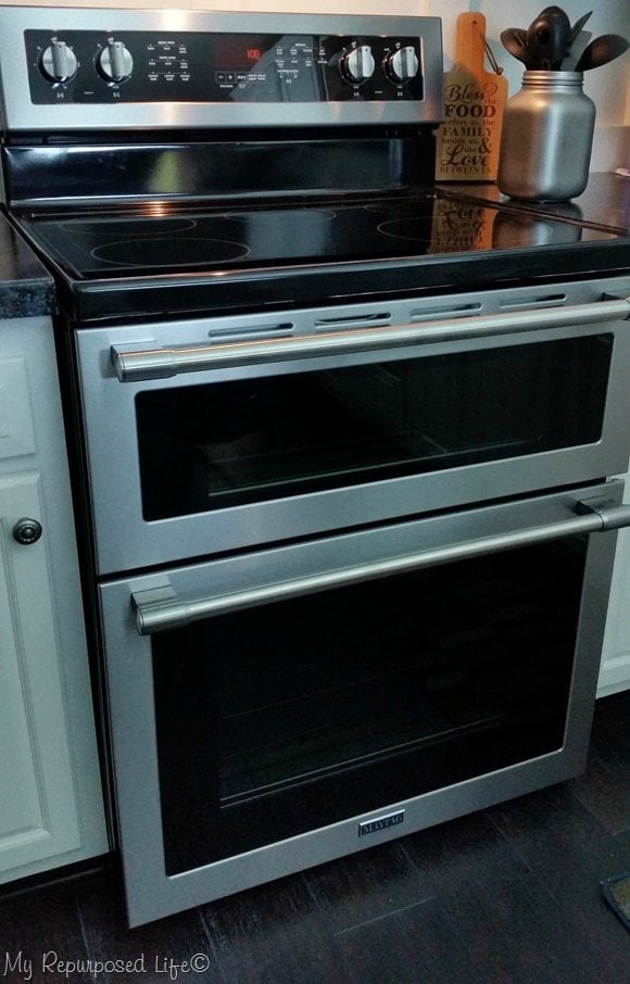 maytag double oven range true convection