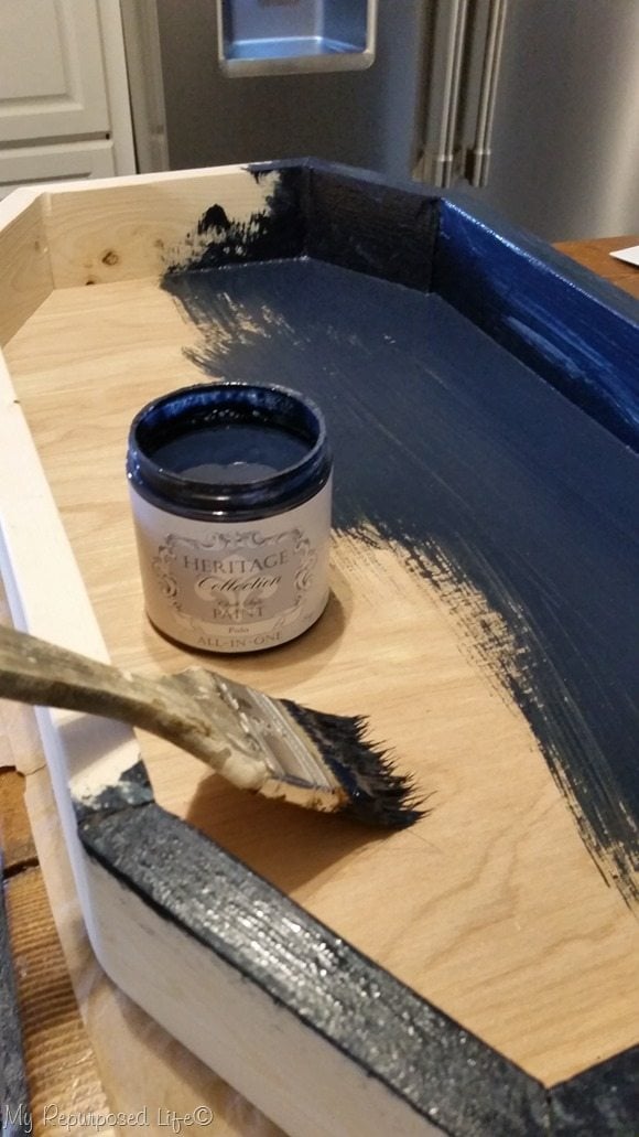 polo navy blue paint