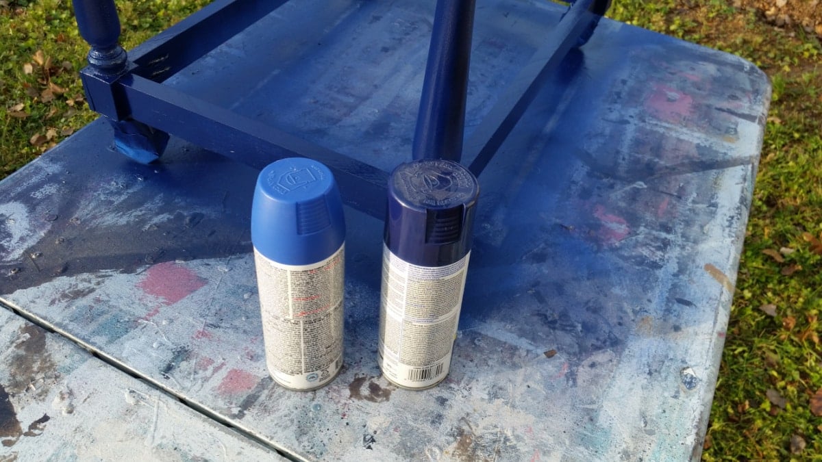 dark navy blue spray paint