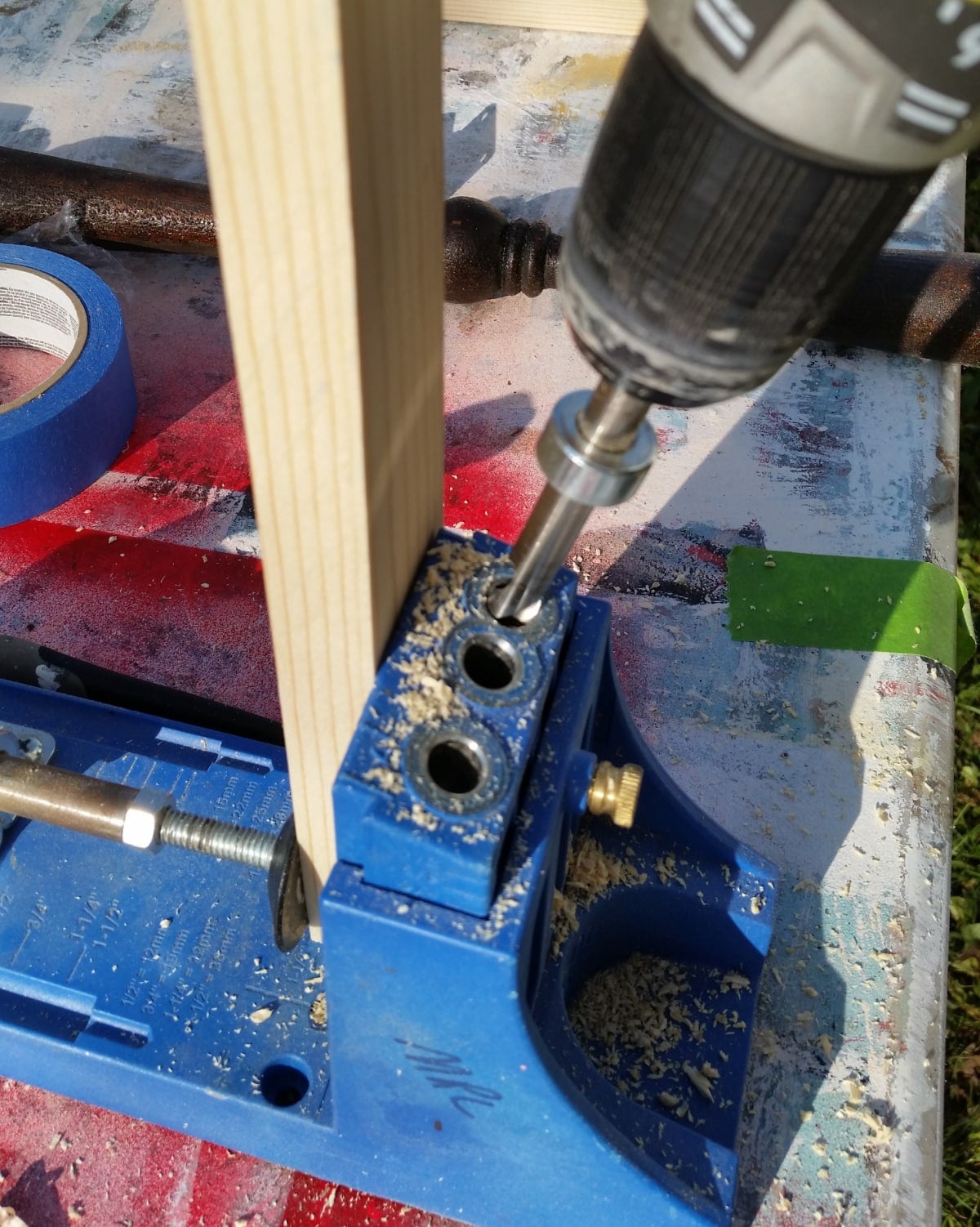 drill pocket holes