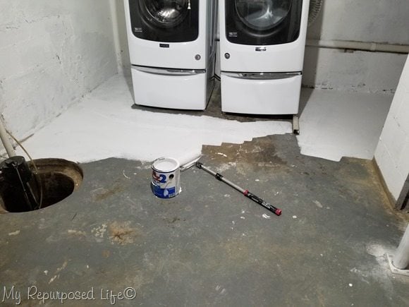 how to paint basement floor