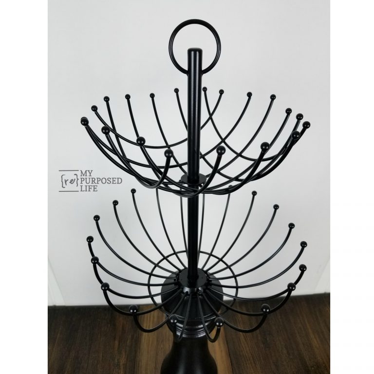 Repurposed Lamp Necklace Holder