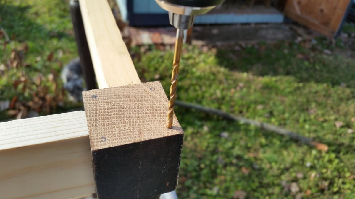 pre-drill holes