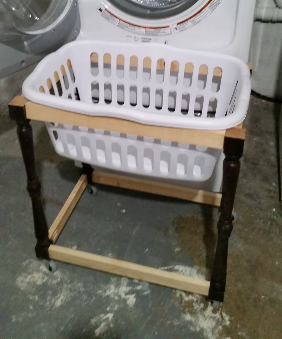 testing new laundry cart