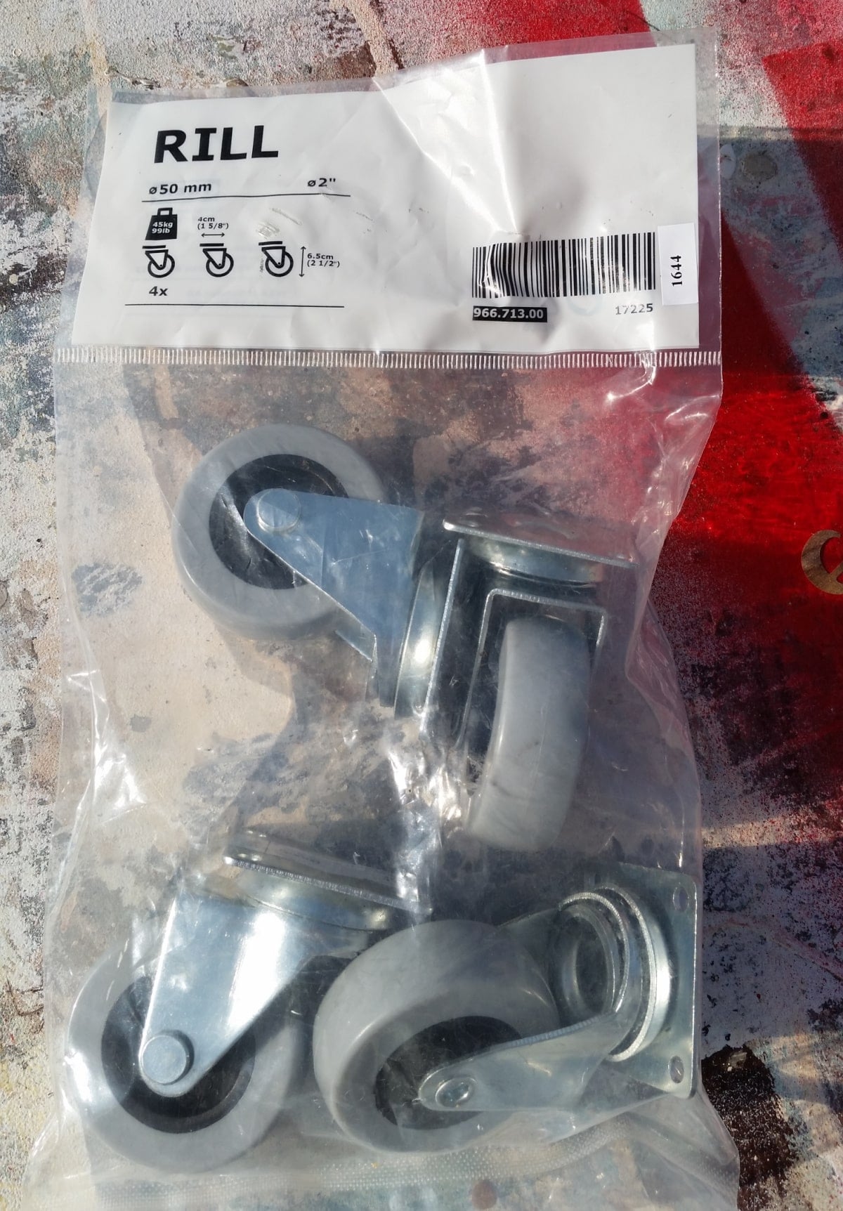 utility wheels from IKEA
