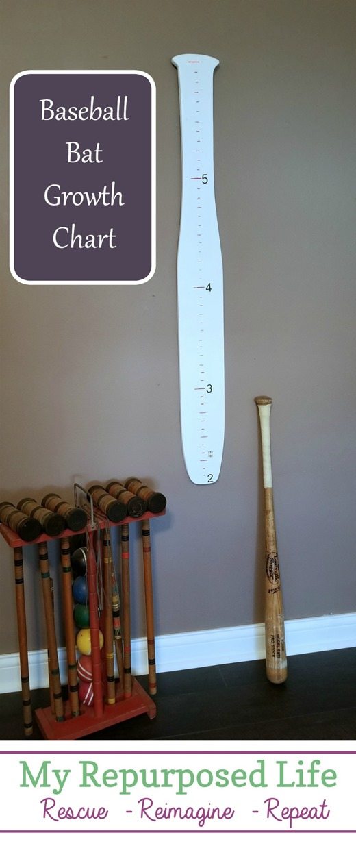 baseball bat growth chart MyRepurposedLife.com 