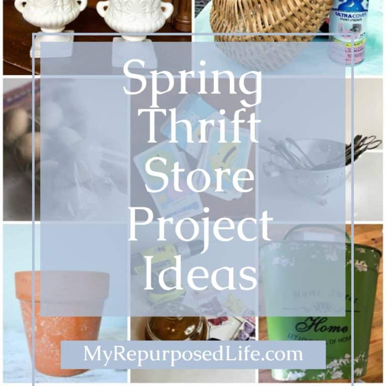Spring Project Ideas Using Thrift Store Items
