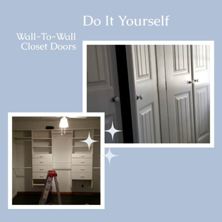 Wall to Wall Closet | French Doors using Bi-Fold Doors