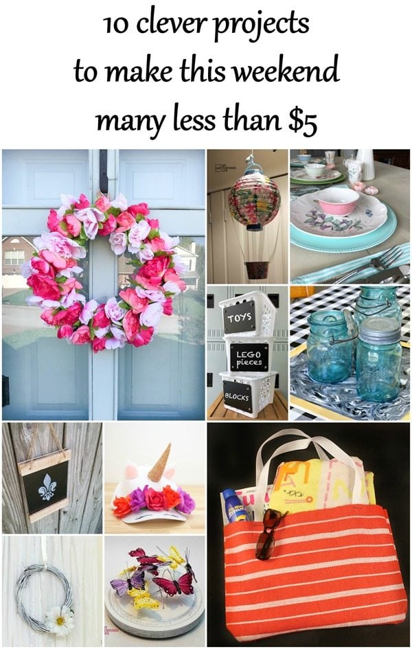 clever dollar store projects to make this weekend less than five dollars MyRepurposedLife.com