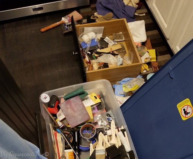 tips to clean out messy drawers