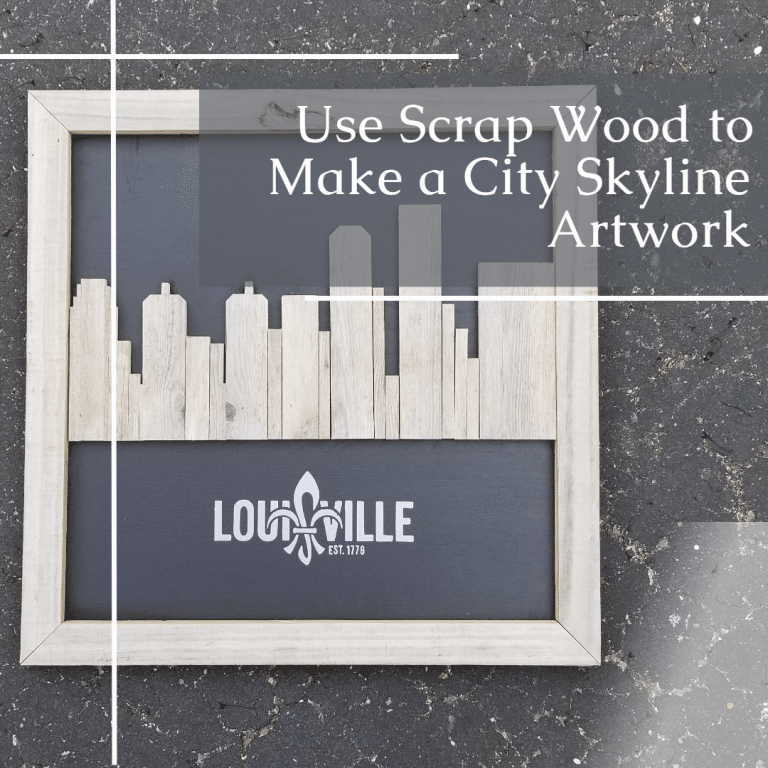 Reclaimed Wood Skyline Artwork | Louisville Kentucky