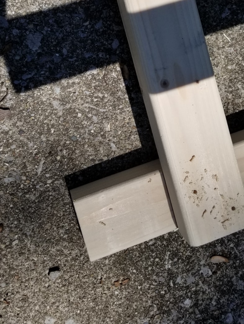 attach bottom brace
