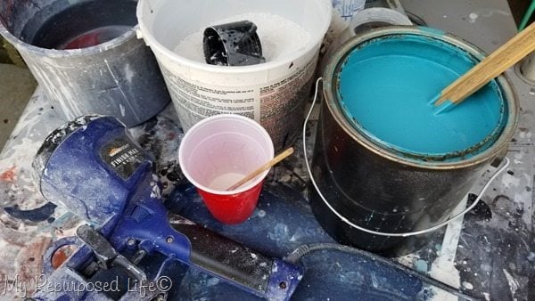 diy chalky paint as a primer