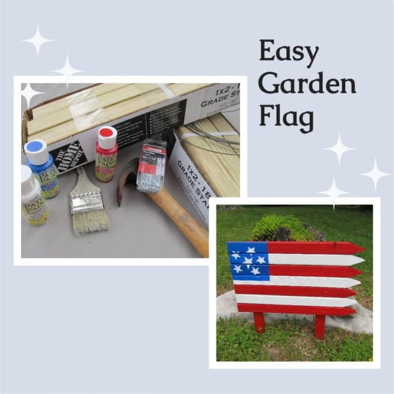 How to Make an Easy Garden Flag