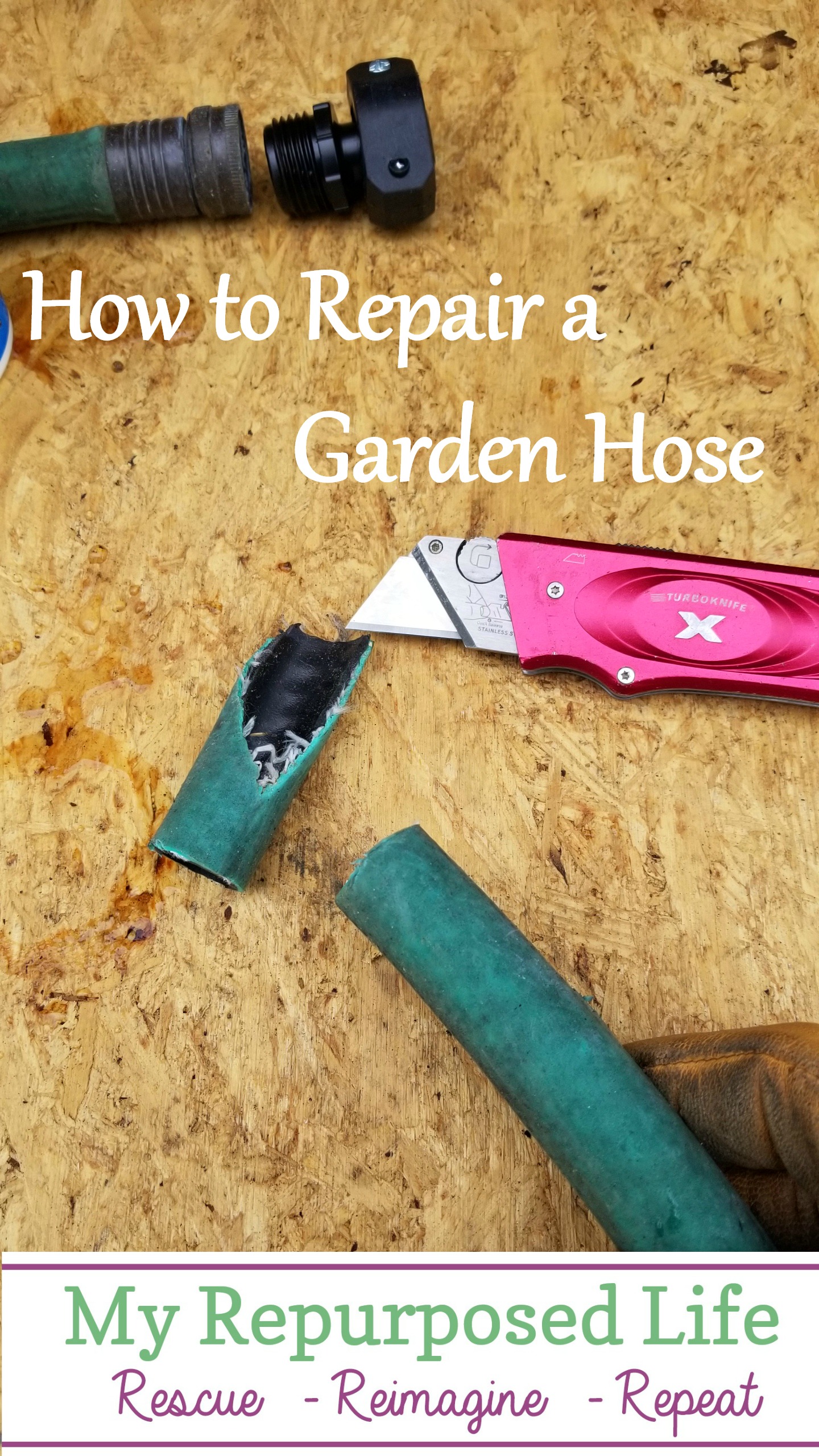 How to repair a garden hose My Repurposed Life®