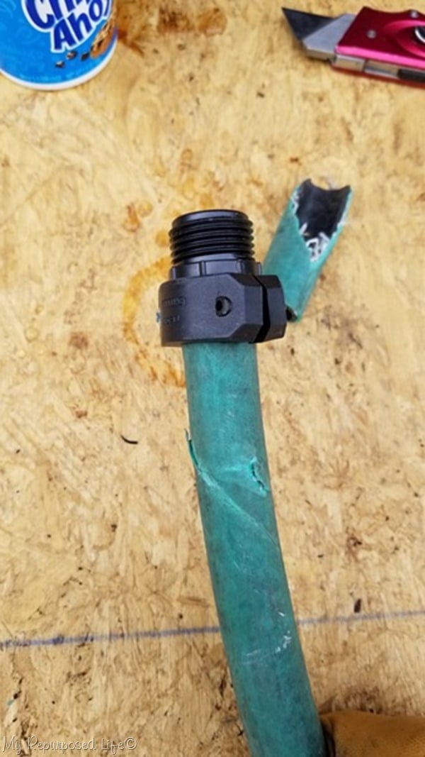 inspect your damaged garden hose