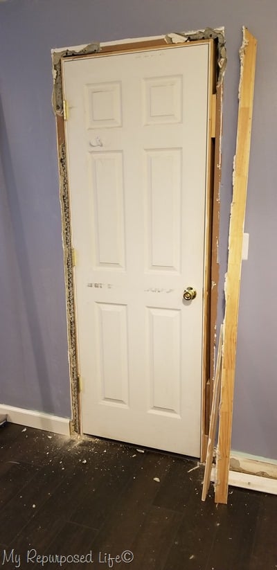 installing new door trim