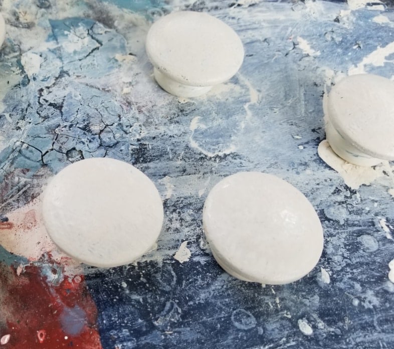 painted original knobs