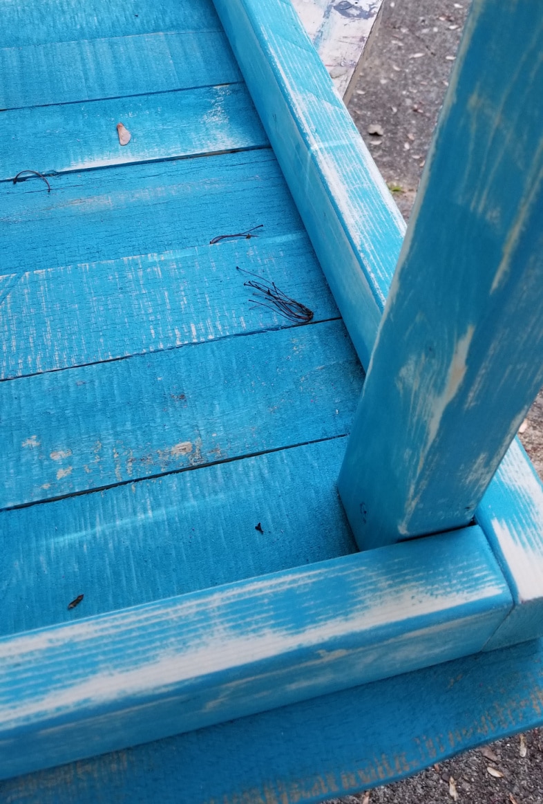 sand distress paint